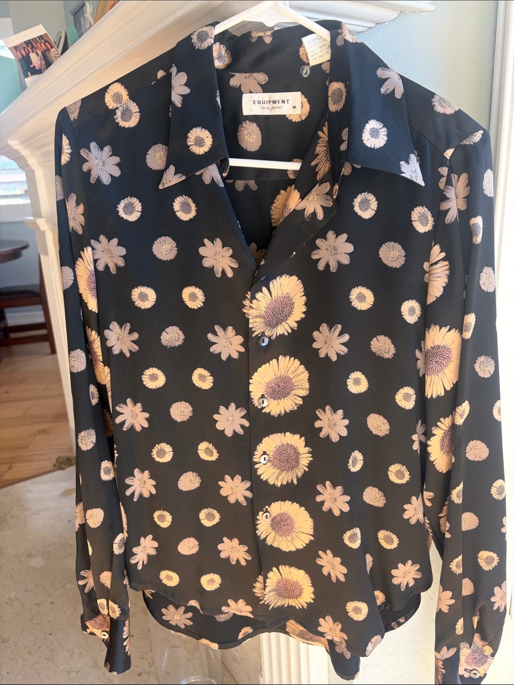 Vintage Equipment Silk Button Down